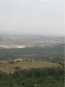 The Jezreel valley viewed from Mt Carmel